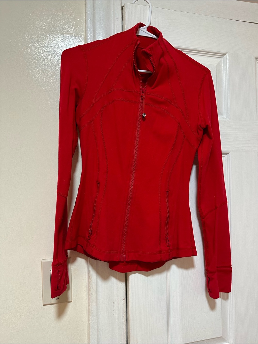 lululemon athletica Red Full-Zip Define Jacket